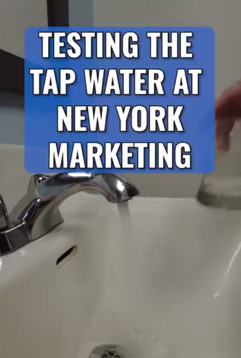 Read more about the article Testing The Tap Water At New York Marketing