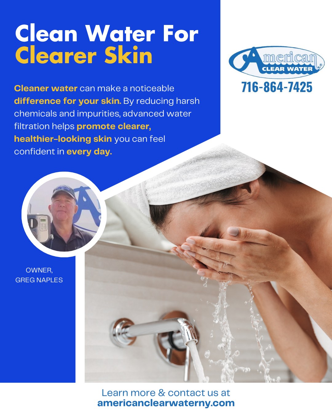 Read more about the article Clean water for clearer skin